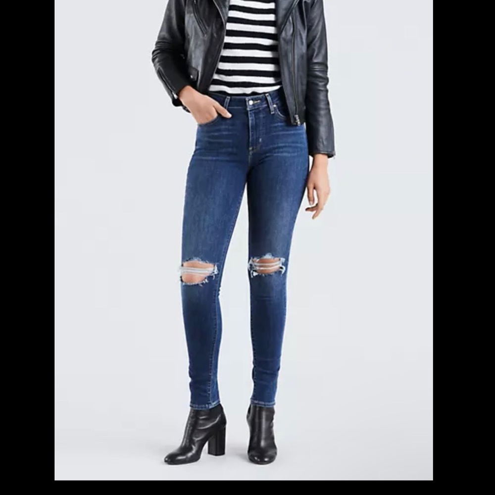 721 HIGH RISE RIPPED SKINNY WOMEN'S JEANS
